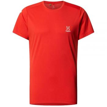 Felpa a Manica Corta L.i.m Tech Haglöfs Rosso XL