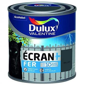 Dulux Valentine Peinture Écran+ Fer Anthracite Brillant 0,25 L