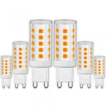 Non-Dimmable 4W G9 LED Chandelier Lights – 6 Pack