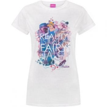 Cinderella Fantasy T-Shirt a Manica Lunga Reality Is Just A Fairy Tale