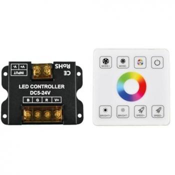 RGB‑Steuergerät „FlexiLED“ – 5–24 V DC, Touch‑Panel