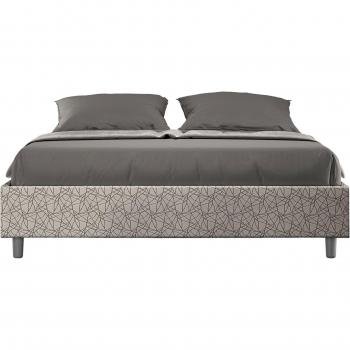 Somier Lona Era 02 en Gris Azelia 160x200 – Confort y Estilo