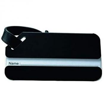 Gepäckmarkierung JSA: Aluminium‑Label, 8 × 4 cm