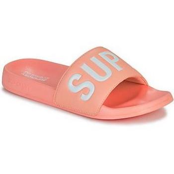Superdry Damen Badesandalen Rosa/Weiß
