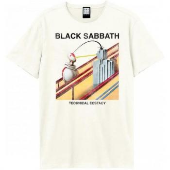 Unisex Amplified Technical Ecstasy Black Sabbath Vintage Shirt – White, Extra Small