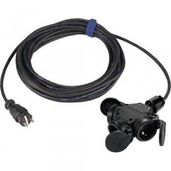 Industrie‑Qualitätsverlängerung mit Gummistück – 1,5 mm², 16 A, 250 V, 5 m