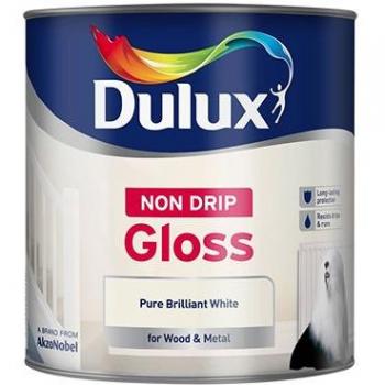 Dulux Pure Brilliant White Non Drip Gloss 2.5L