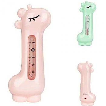 Kikka Boo Kikkaboo Wasserthermometer Giraffe rosa, Messbereich 10-50°C