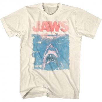 T-shirt Dents de la mer adulte blanc cassé