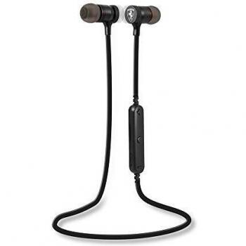 Ferrari FETEPRCBK kabelloses Stereo‑Headset Bluetooth – Schwarz, 6‑Stunden-Akku