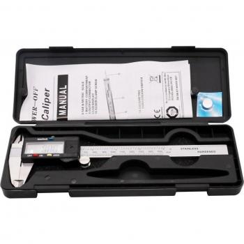 Calibrador Digital de Precisión con Regla Inoxidable y Micrómetro 150 mm