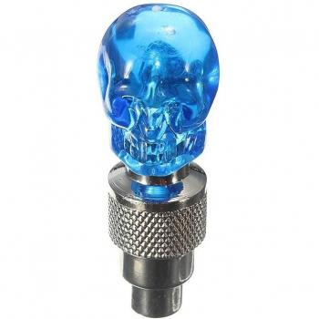 2X Blue LED Wheel Light for Motorcycle and Bicycle Tires