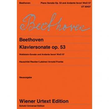Klaviersonate (Waldstein-Sonate) und Andante favori: Nach den Quellen hrsg. von Peter Hauschild und Jochen Reutter. op. 53. WoO 57. Klavier.