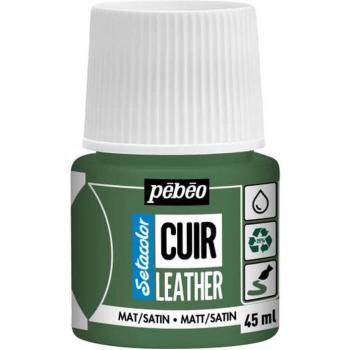Peinture Cuir Setacolor Vert Kaki 45ml