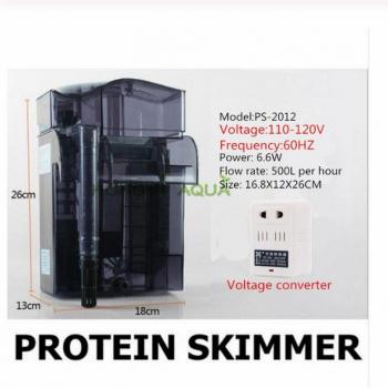 Efficient Hanging Protein Skimmer for Marine Aquariums