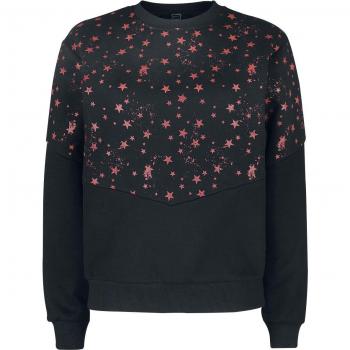 Sweatshirt con Estrellas de R.E.D. by EMP – Negro, L mujer