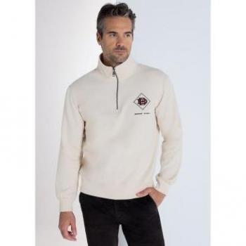 Bendorff 860195253 sudadera con cremallera blanco roto (3XL)