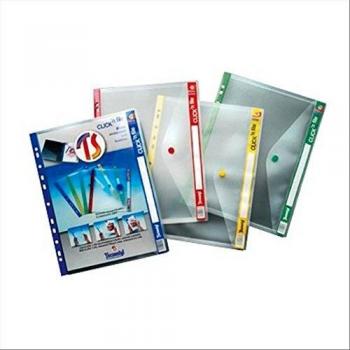 Tecnostyl AR22/5 Buste con Bottone Archiviabili Click ‘N File, 5 Pezzi