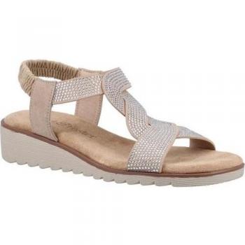 Hyacinth‑Tiefschwarz Sandale für Damen – Fleet & Foster (UK 7)