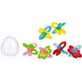 Nuby Chewbies Teether 3M+ (Yellow Lion Design)