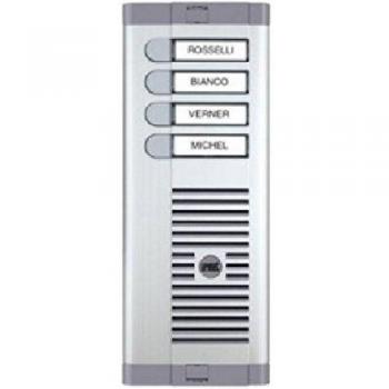 URMET Pulsantiera citofonica 4 pulsanti incasso con porta frontale per esterno 925/104
