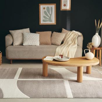 Tapis rectangle tissé motif géométrique 80x150