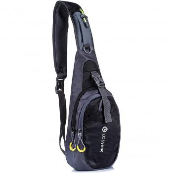 LC Prime Unbalance Chest Bag (Nylon, Black)