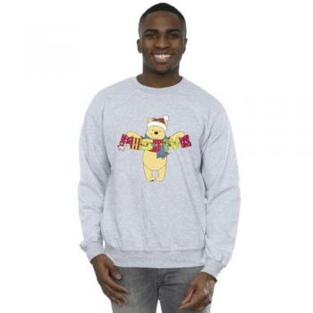 Disney Winnie the Pooh Winter Warmth Tee – Mens L Grey