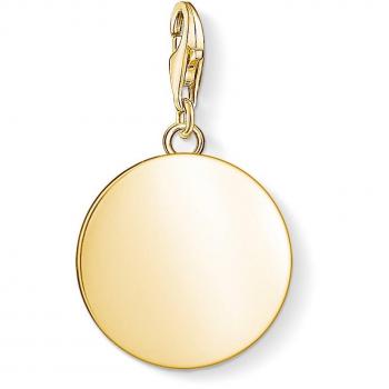 Charm de Medalla de Plata con Acabado en Oro de 18k Thomas Sabo