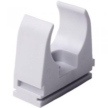 Étrier de fixation 15 mm gris clair RAL 7035