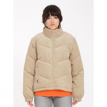 Chaqueta acolchada Volcom Cord'N Puff beige
