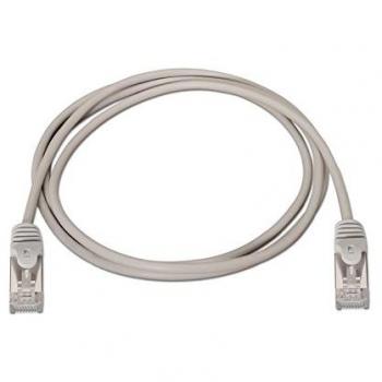 Nanocable 10.20.0801 – 1 Meter Ethernet‑Kabel, Cat 6, AWG 24, 100 % Kupfer, grau, FTP