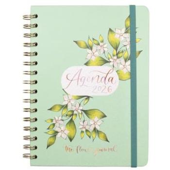 Agenda The Flower Journal 2026 Espiral Doble 1 Día Página
