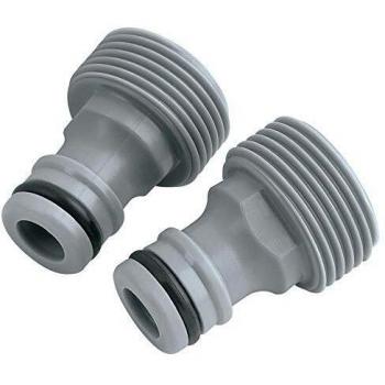 Draper Industrial Strength Twin Pack of 3/4 BSP Female to Male Connectors (25905)