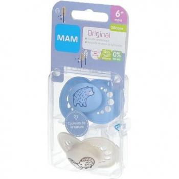 Mam Sucette Silicone Originale 6M+ Nature 2 unités