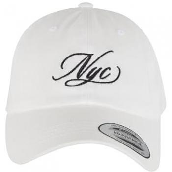 Gorra de mujer Miss Tee NYC con diseño caligráfico