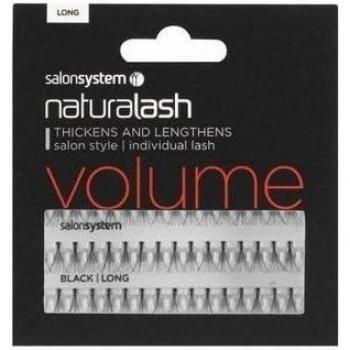 Salon System Long Black Individual Lashes