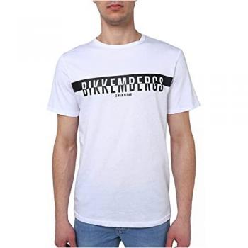 T‑Polo e T‑Shirt Bikkembergs HALF LOGO – Colore Bianco