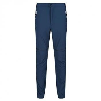 Regatta Men's Water-repellent Mountain Zip Off Walking Trousers Moonlight Denim, Size: 32 R
