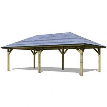 Karibu Pavillon »Holm 2«, BxTxH: 431x778x318 cm