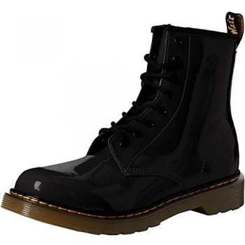 Dr. Martens Black 1460 Y Patent Lamper Schuhe – Mädchen