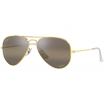 Ray-Ban RB3025 Aviator Large Metal 9196G5 Gold Pilot Sunglasses