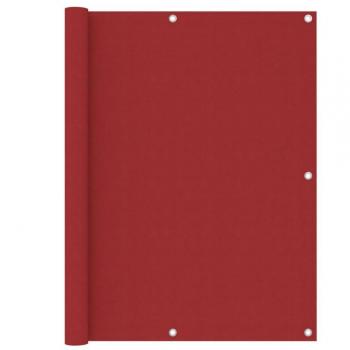 Tissu Oxford écran de balcon rouge 120x500 cm