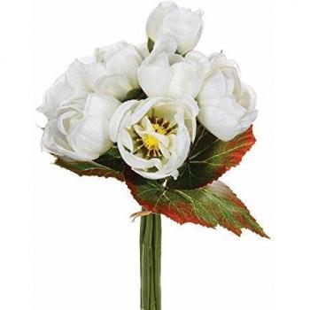 Arrangement de 8 Begonias Artificiels