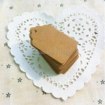 Blank kraft tags 3x5cm for baking 500 pcs