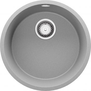 Granit 1 Bac Évier Sous Plan 46 cm – Kit Vidange Primagran Gris