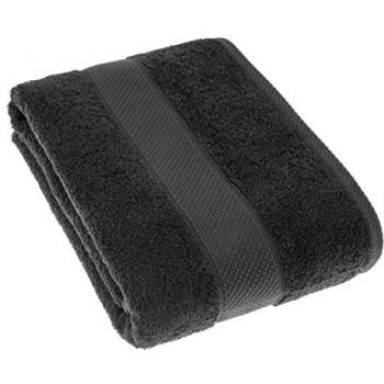 Serviette Luxe 100% Coton Noir 100 x 150 cm