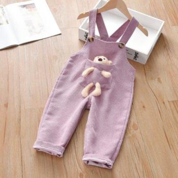 Vêtements nourrissons salopette ours mignon