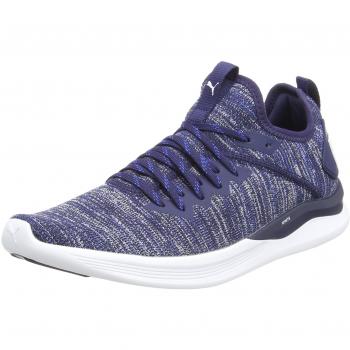 Puma Herren Ignite Flash Evoknit Sneaker, Peacoat-Turkish Sea White