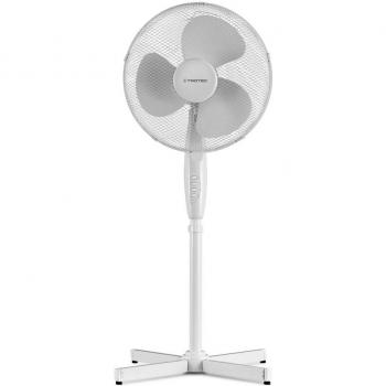 Trotec TVE 16 Standventilator mit höhenverstellbarem Ständer, 3 Geschwindigkeiten, sehr leise und 90° Oszillation, 50 W